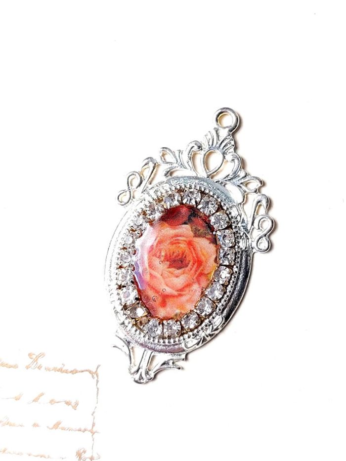 Magnifique pendentif médaillon style vintage - photo numéro 5