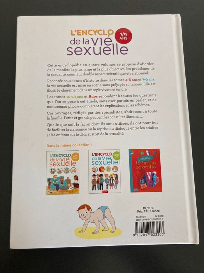 L’encyclo de la vie sexuelle 7/9 ans - photo numéro 2