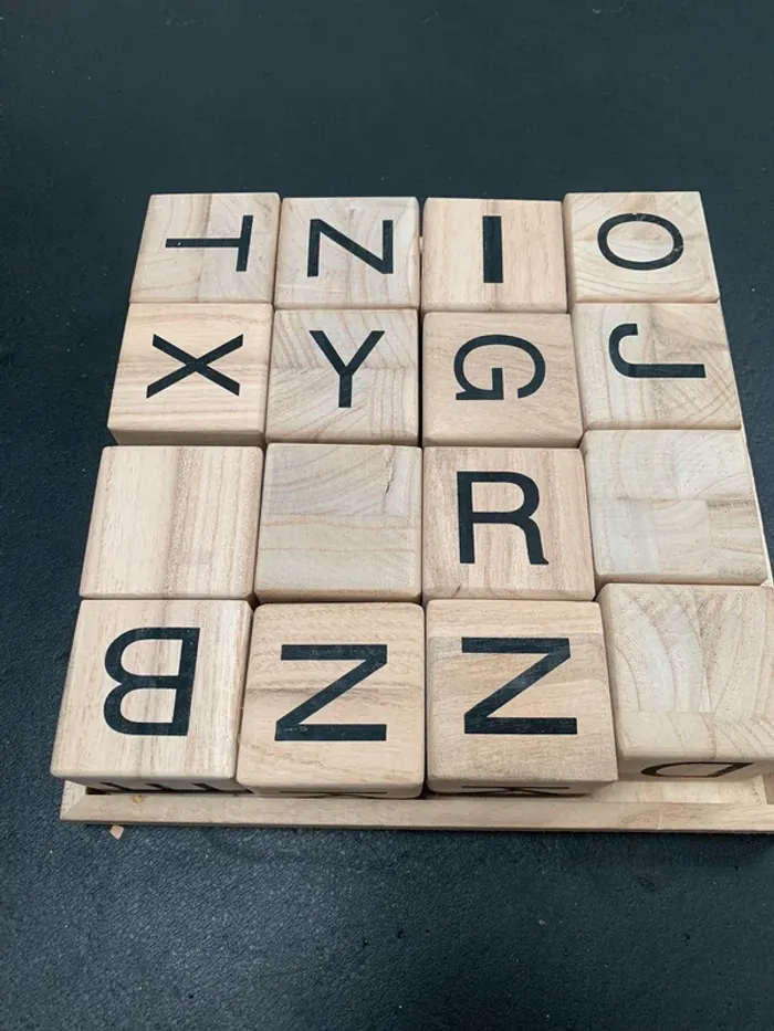 Cubes en bois
