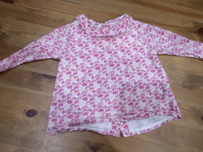 Blouse fleurie 12 mois