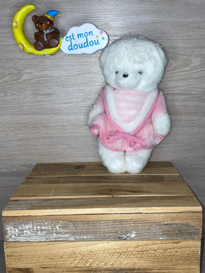 NOU136 doudou ours 🐻 nounours