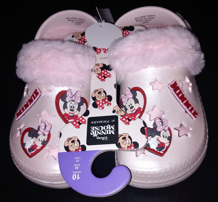 Chaussons Sabots Minnie Mouse Neufs avec étiquette - photo numéro 2