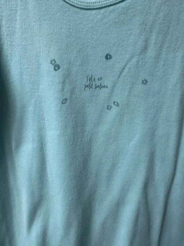 Débardeur fille bleu ciel petit bateau 14 ans - photo numéro 4