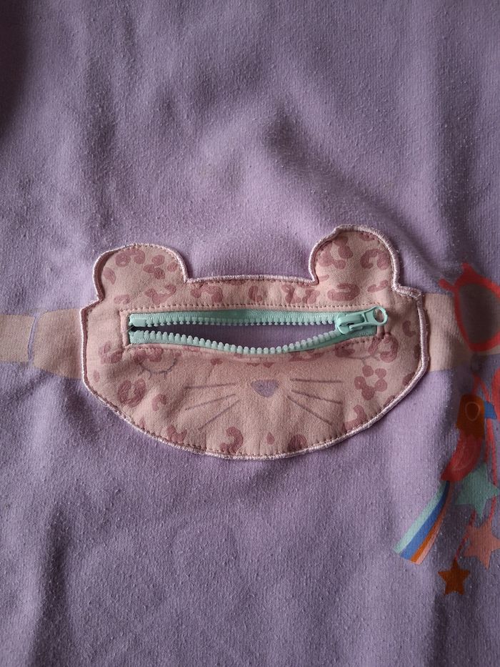 Robe sweat fille parme 5 ans - photo numéro 5