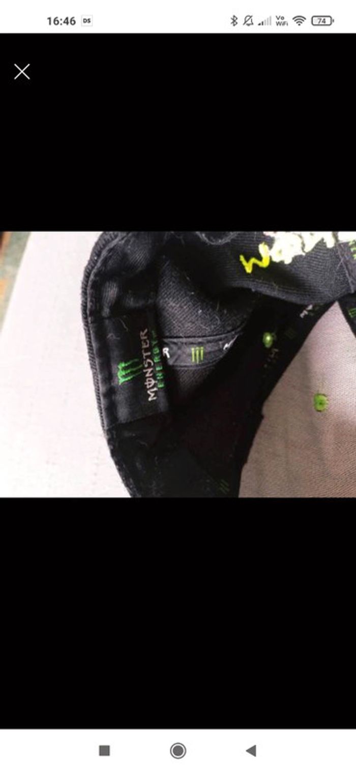 Casquette Garçon neuve Monster - photo numéro 3