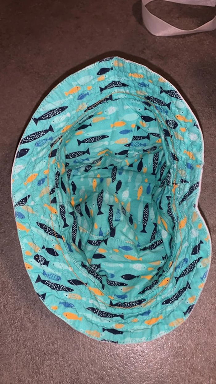 Bob chapeau réversible T42 🐟🐠 - photo numéro 3