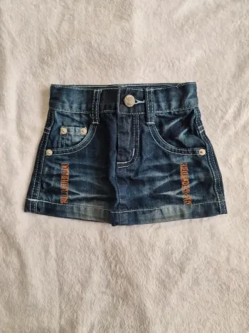 Jupe en jean Interdit de me Gronder 6 mois fille
