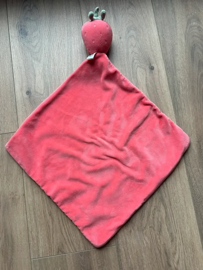 Doudou plat fraise jellycat - photo numéro 3