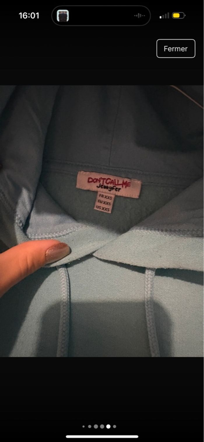 sweat à capuche femme - photo numéro 5