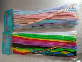 Lot de fil chenilles multicolore 