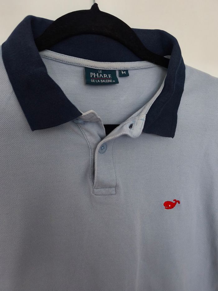 Polo bleu clair le Phare de la Baleine - photo numéro 3