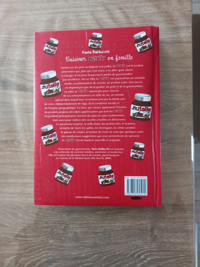 Livre cuisiner Nutella - photo numéro 2