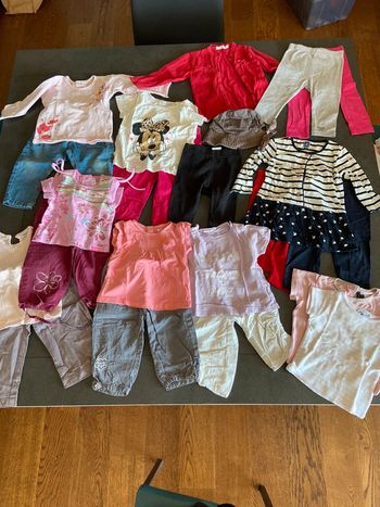 Lot de vêtements printemps fille 12 mois