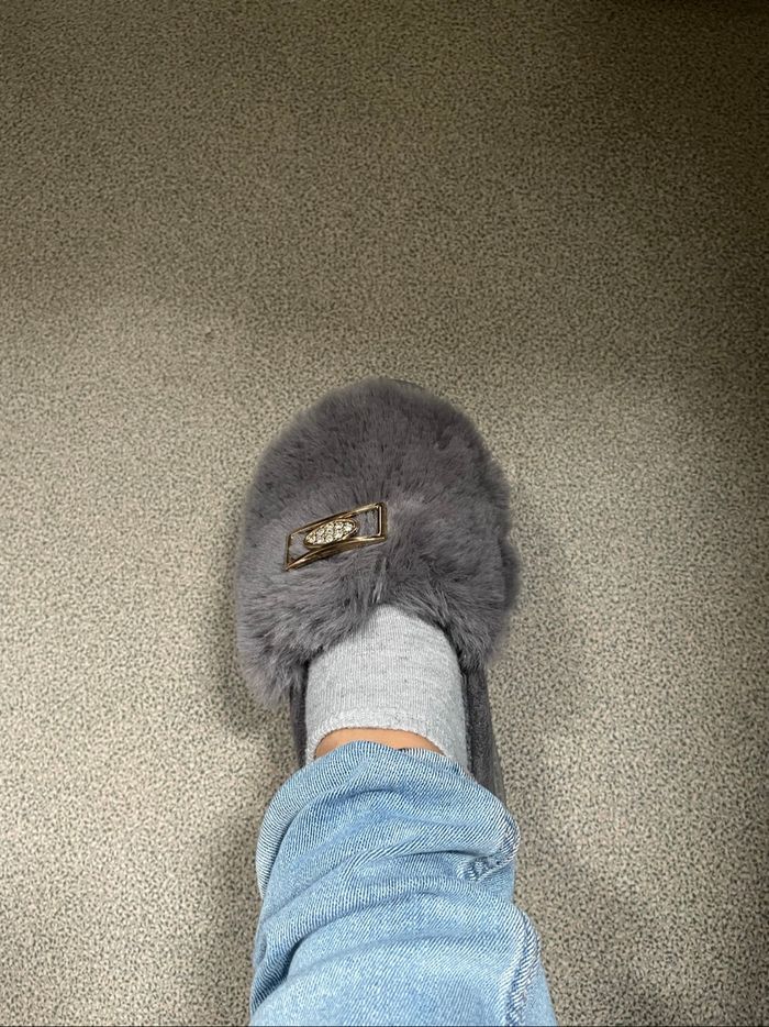 Chaussons fourré femme - photo numéro 5