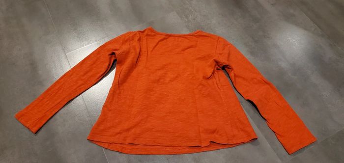 T-shirt manches longues rouge 8 ans Gémo - photo numéro 2