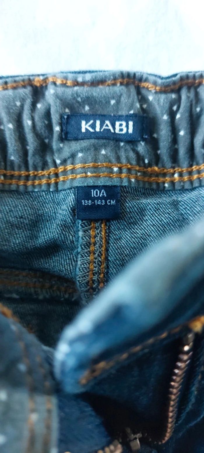 Short en jeans Kiabi taille 10 ans - photo numéro 3