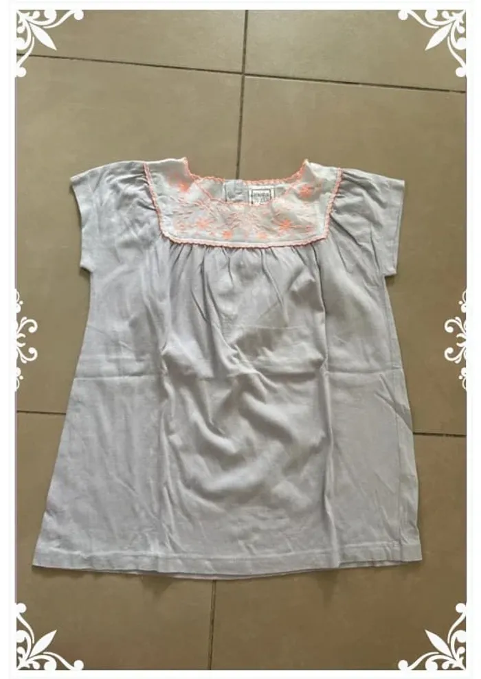 🌸 Blouse "Bonheur du jour" Taille 8 ans 🌸 - photo numéro 2
