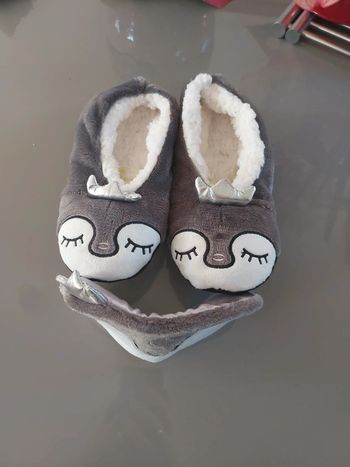 Chaussons 37/38 et masque de nuit