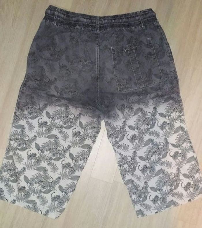 Bermuda gris imprimé - photo numéro 3