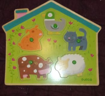 Puzzle sonore en bois