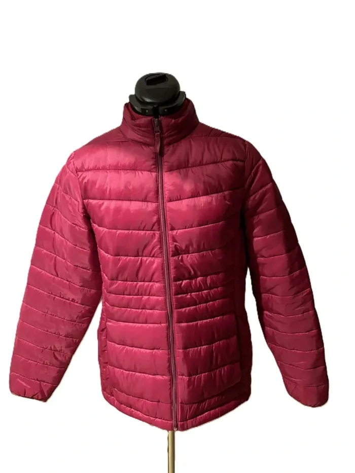 Belle doudoune fine matelassée rouge framboise Moran's L/40-XL/42