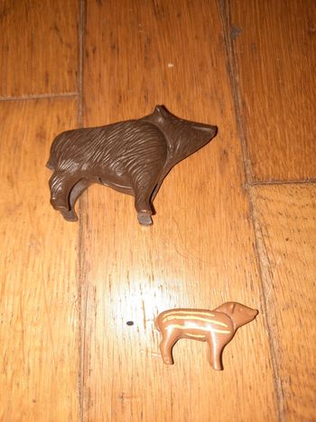 Lot playmobil sanglier et marcassin