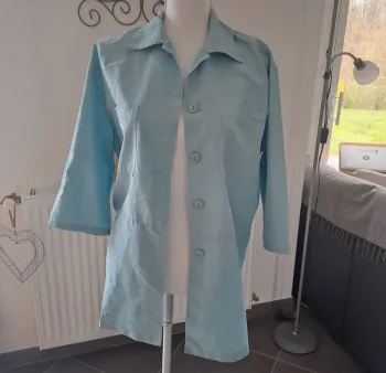 Chemise turquoise