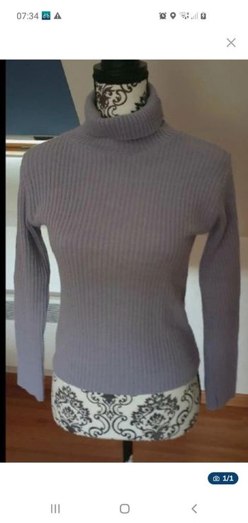 Pull chaussette lila