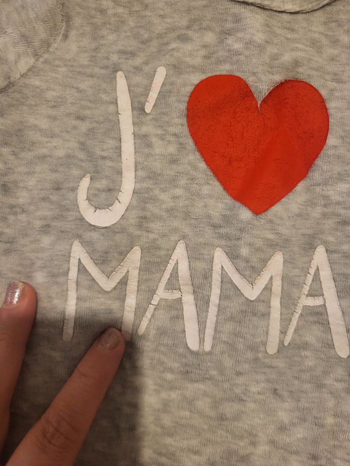 Pyjama j'aime maman - photo numéro 2