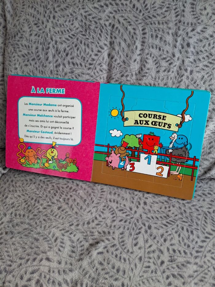Livre puzzles monsieur madame - photo numéro 4