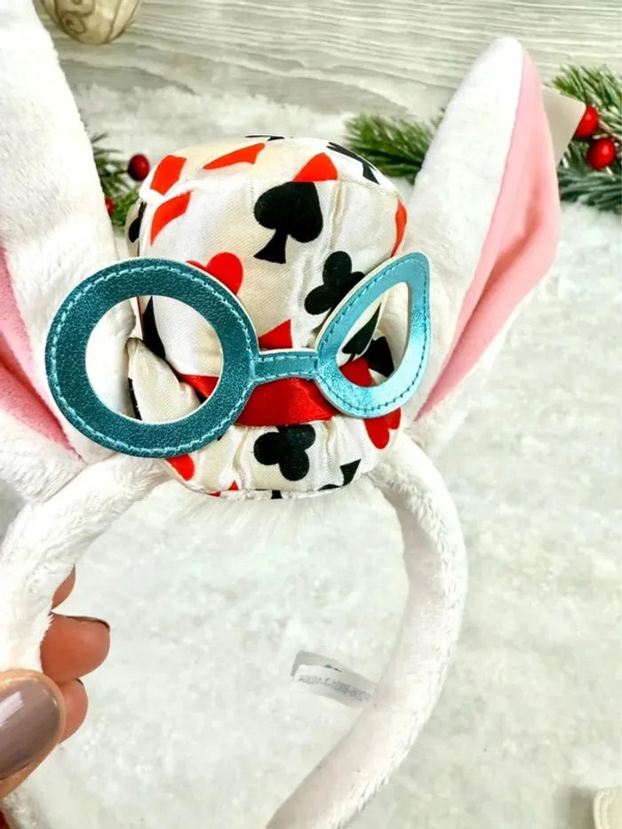 Ensemble Ears (serre-tête) et sacoche Disney Lapin Blanc Alice - Tokyo Disneyland - photo numéro 14
