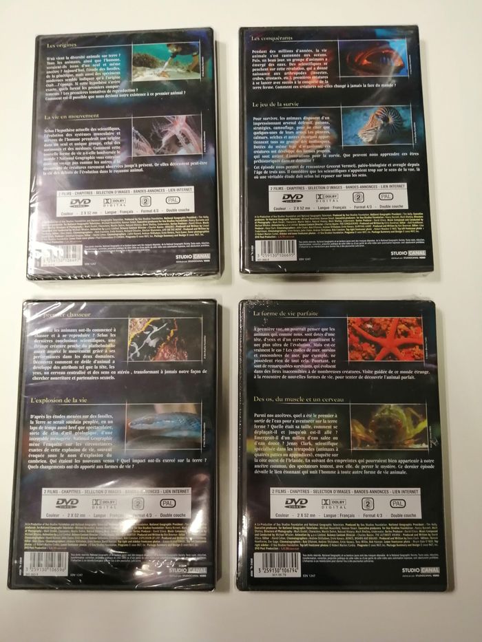 Lot de 4 DVD tous NEUFS, "La fabrique de la vie" de National Geographic - photo numéro 2
