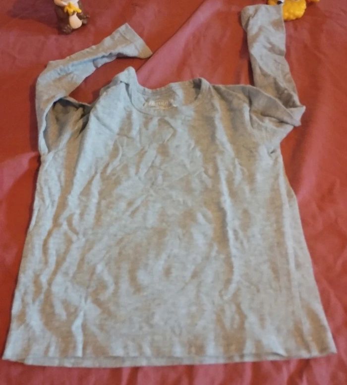 Tee shirt manches longues uni - photo numéro 2