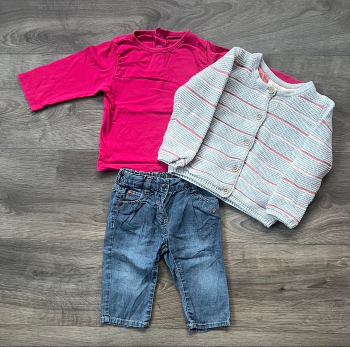 Lot automne hiver (23 articles) taille 12 mois Kiabi orchestra Dpam Kitchoun Obaib - photo numéro 9