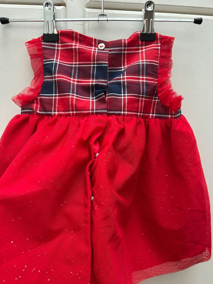 Jolie robe rouge de fête sergent major taille 6 mois - neuf - photo numéro 5