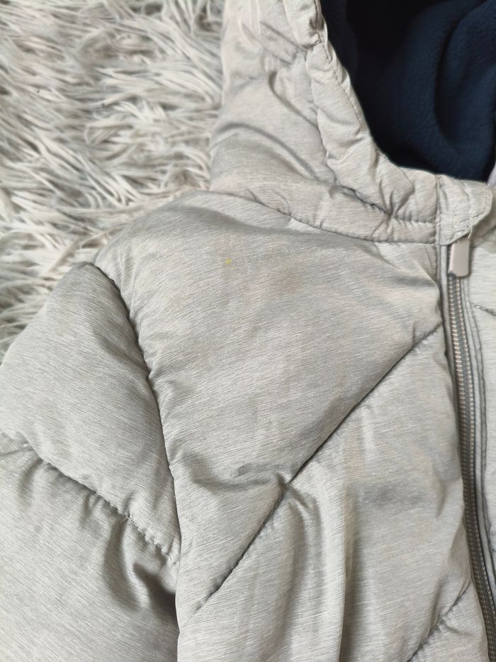 Doudoune garçon gris  avec capuche 24 mois Kiabi - photo numéro 3