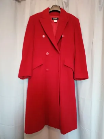 Manteau chaud hiver long lafayette 100%laine