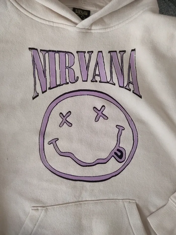 Sweat à capuche Nirvana - photo numéro 2