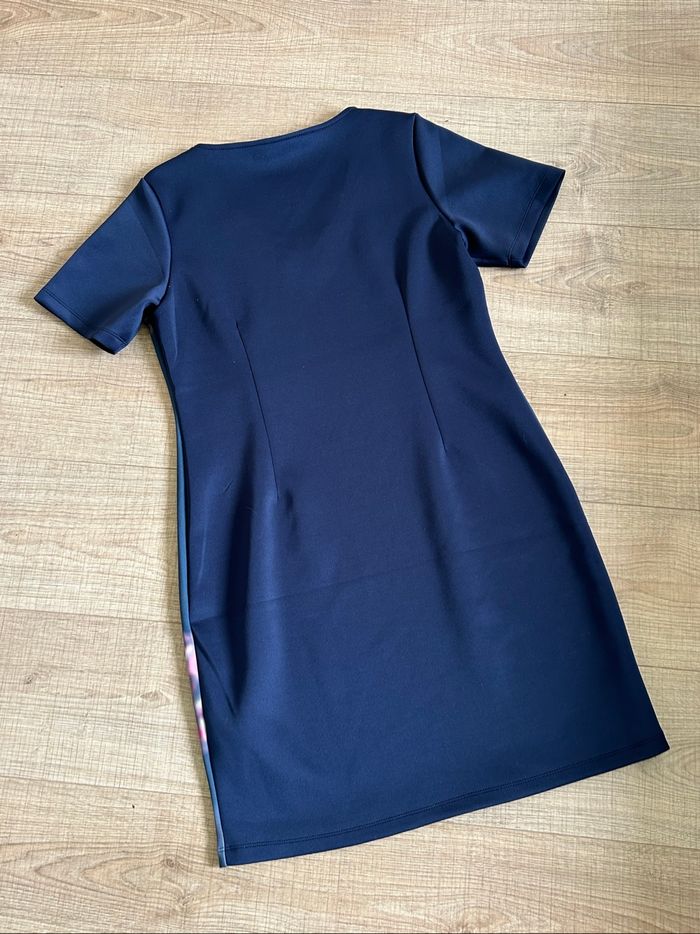 Robe marine et imprimée à manches courtes Vila Joy taille L TBE - photo numéro 8