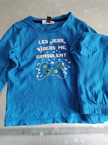 Pyjama enfants bleu