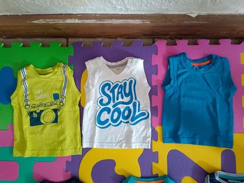 Lot de 3 T-shirt sans manches