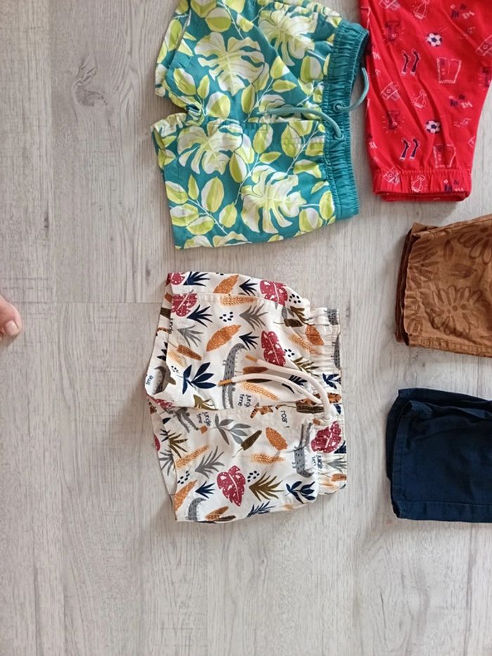 Lot vêtements 3 ans garçon 98 cm tee shirt ensemble short short bain - photo numéro 3