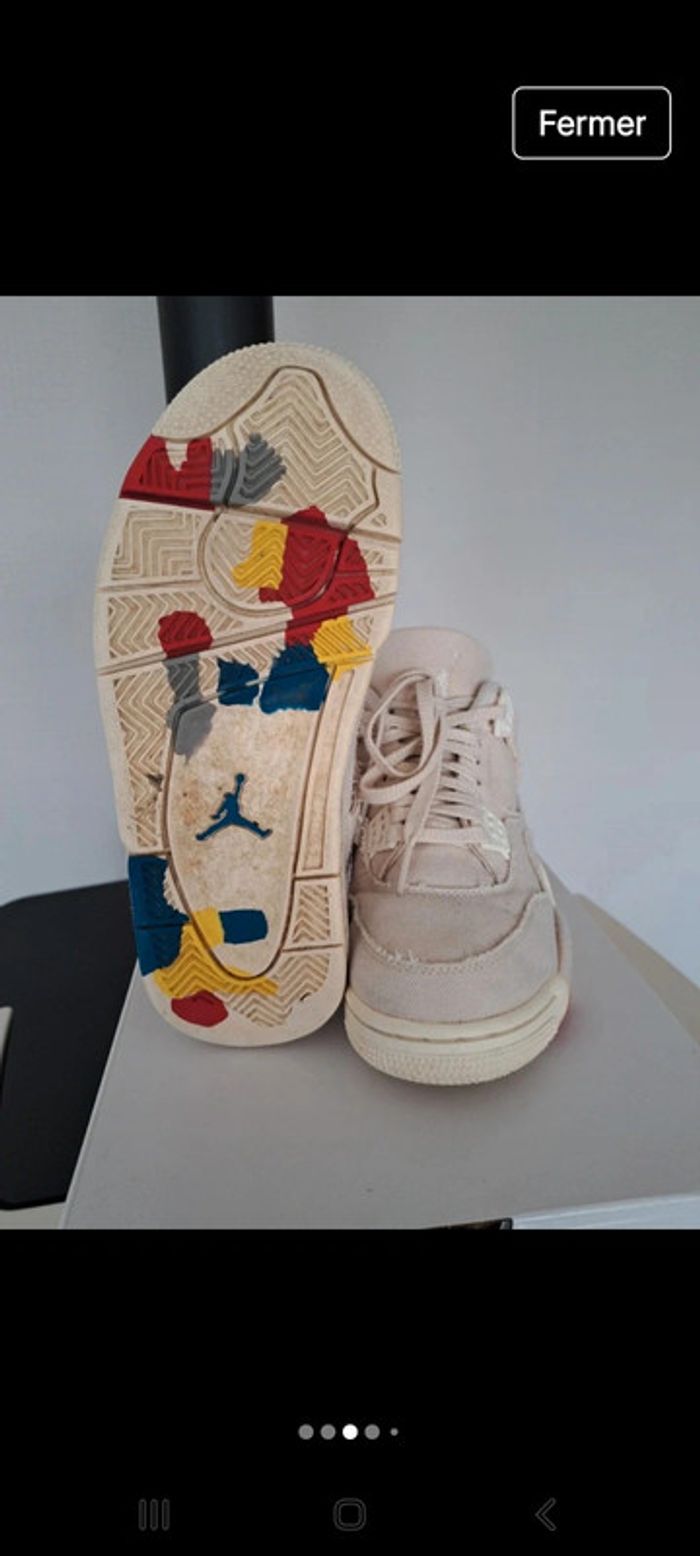 Basket Wimns Air Jordan 4 rétro 37,5 - photo numéro 3