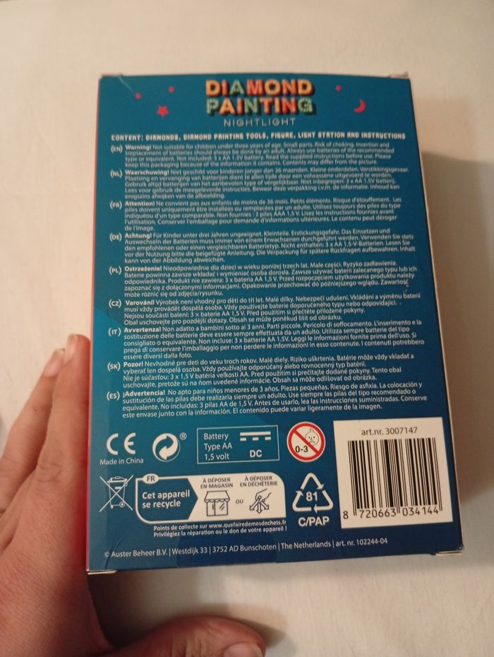 Veilleuse Diamond painting - photo numéro 2