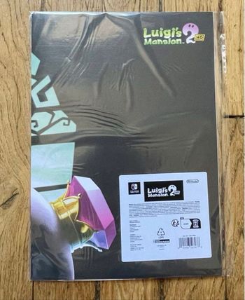 Poster A2 Luigi's Mansion 2 HD Nintendo Switch. Luigi