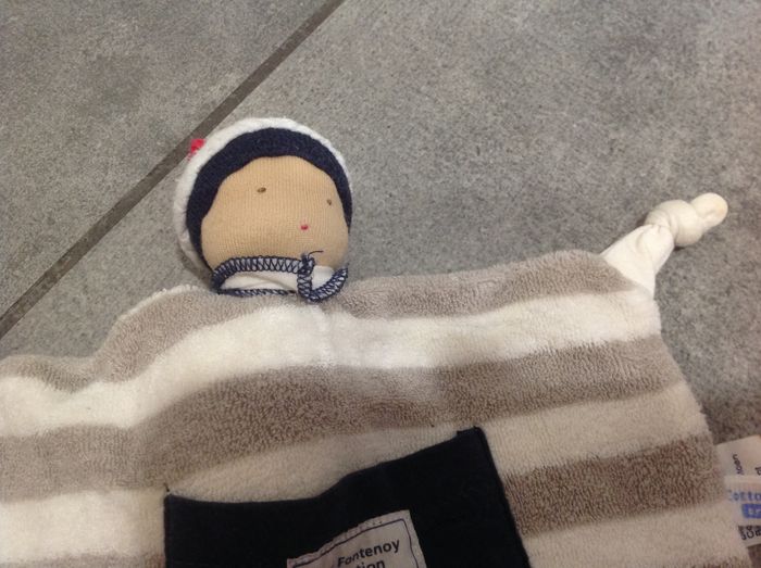 Doudou plat matelot en coton bio Weleda - photo numéro 6