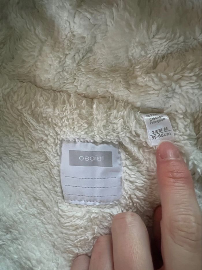 Combinaison pilote chaude OBAIBI 3 à 6 mois - photo numéro 6