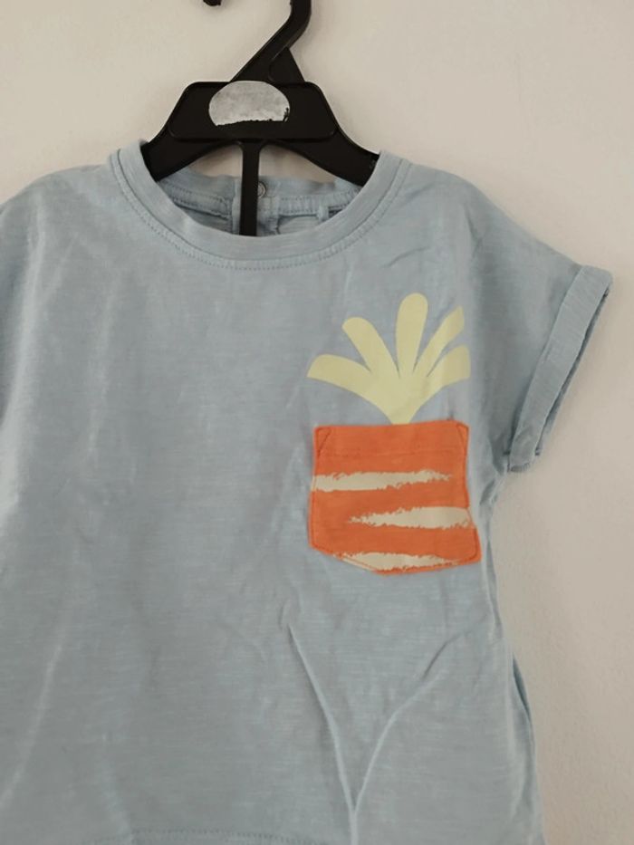 Ensemble tee shirt short bébé garçon 12 mois - photo numéro 5