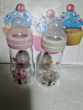Biberons Mam en verre 260ml