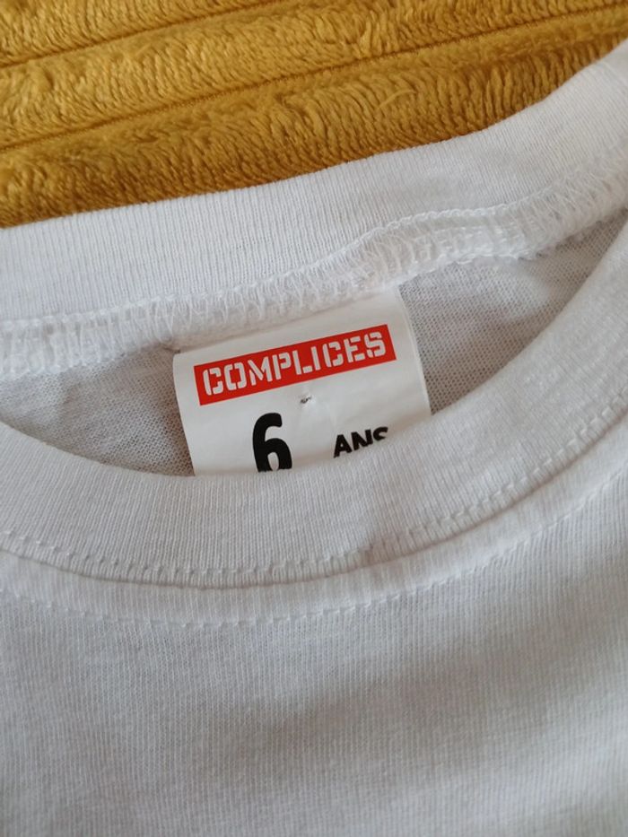 Tee-shirt complice taille 6 ans - photo numéro 3